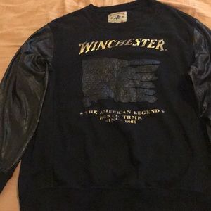 Winchester brand black sweater